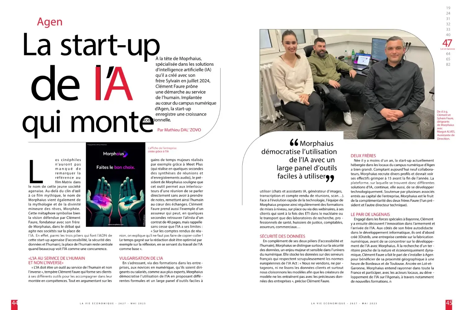 La vie Economique X Morphaius